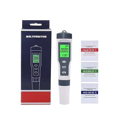 Testeur de qualité de l'eau 3 en 1 avec pH-mètre numérique LCD EZ-9901 pour piscine