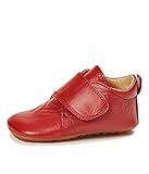 Beginners RED Krabbelschuhe Pompom ungefüttert Größe 20 EU