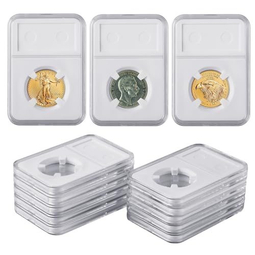 10-Pack 33mm Coin Slab Display Holders