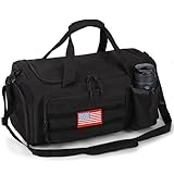 Tactical Gym Bag for Men, 40L Large Capacity Duffle Bags with Shoes Compartment, Sports Bag with wet compartment, Multi-functional Weekend Bags Suitable for Travel, Camping,hiking