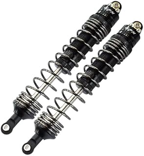 GPM For Traxxas Unlimited Desert Racer 4X4 (#85076-4) Upgrade Parts Aluminum Rear Spring Dampers (139mm) - 2Pc Set Black