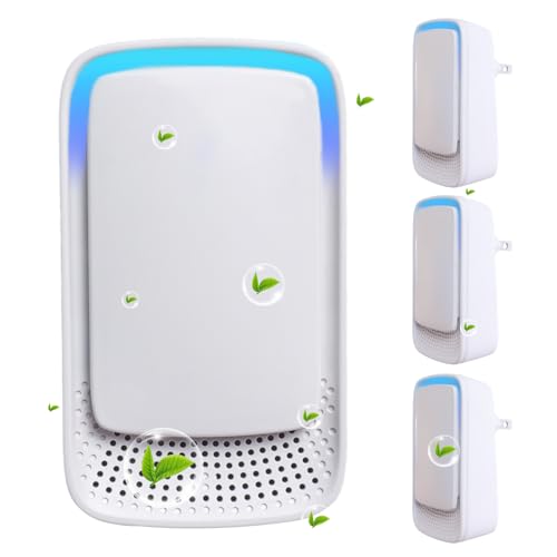 Plug In Air Ionizers for Home 4 Pack,Portable and Quiet Work Negative Ion Air Purifier for Home,...