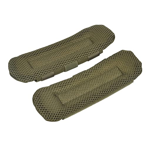 Yashaly 1 Pair Tactical Vest Shoulder Strap Pad Comfort Cushion Pad 1000D Nylon Mesh Protect Pads For Fcpc/Jpc/Xpc/Ss Tactical Vest (Od) #TOP1