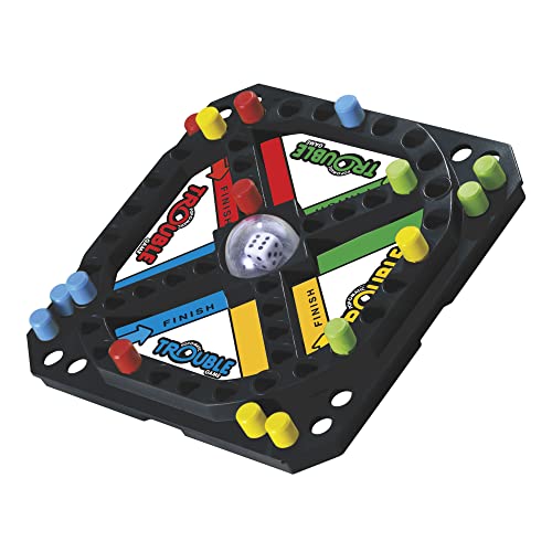 Image of MONOPOLY India Edition Game, Board Game & Puzzles for Families and Friends, Toys for Kids, Boys and Girls Ages 8 and Up, Fantasy Classic Gameplay & Pop-O-Matic Trouble Grab & Go Game