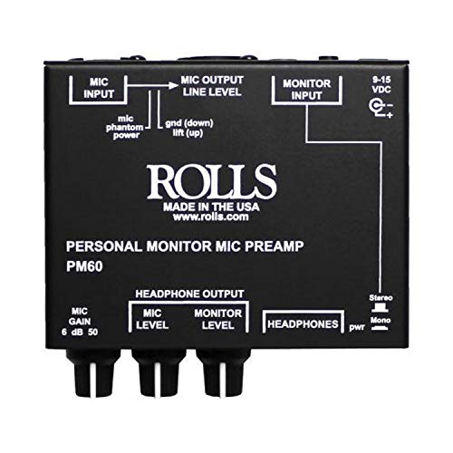 Rolls Personal Monitor MIC PREAMP