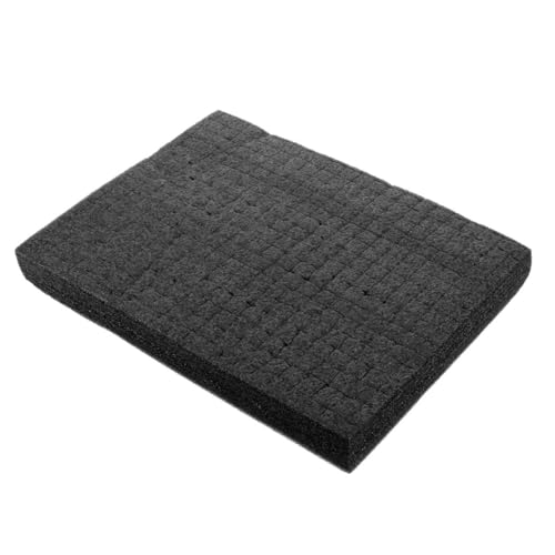 Homoyoyo Black 500x300x30mm Foam Cube Sheet, Pick Apart Foam Insert for Case Protection, Shock-absorbing Transportation Packing Liner for Industrial and Daily Use