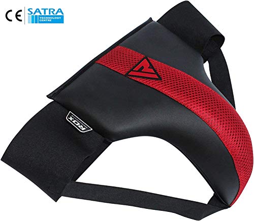 Rdx Groin Protector For Boxing, Muay Thai, Kickboxing And Mma Fighting, Satra Approved Maya Hide Leather Abdo Gear For Martial Arts, Jockstrap Abdominal Guard For Sparring, Taekwondo And Grappling #TOP2