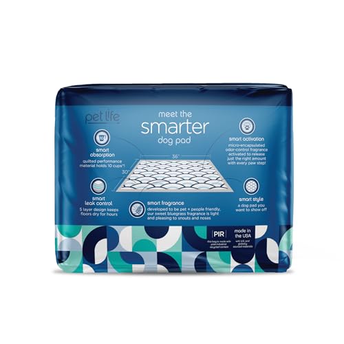 Pet Life Unlimited Smart Prints Extra Extra Large Puppy Pads, Pee Pads for Dogs, Dog Training Pads - Odor Controlling Dog Pee Pads with Wetness-Activated Scent - USA Made - 30\" x 36\" - 30 Count (XXL) - Thumbnail 2
