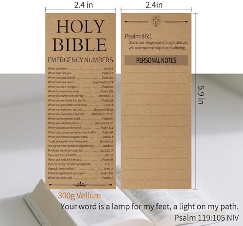 LeMeeOly Bible Index Tabs & Metal Bookmark, Christian Religious Gifts for Men Women, Large Print Quick Search, Daily Spiritual Study Supplies by LeMeeOly - Image 6