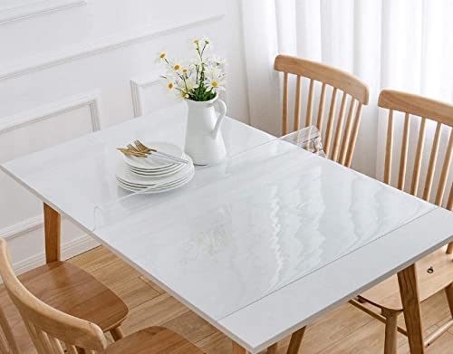 Nappe transparente 140x200 protégeant la table des rayures et éclaboussures
