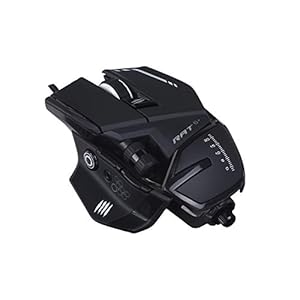 Mad Catz The Authentic R.A.T. 6+ Optical Gaming Mouse, Black