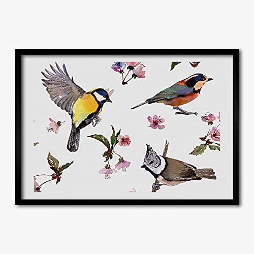 Peinture photo Tulup 70x50 cm de haute qualité avec cadre en bois MDF élégant