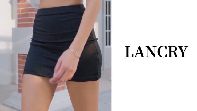 Jupe Crayon Noire Lancry - Taille Haute Élastiquée Minceur Pour Femme