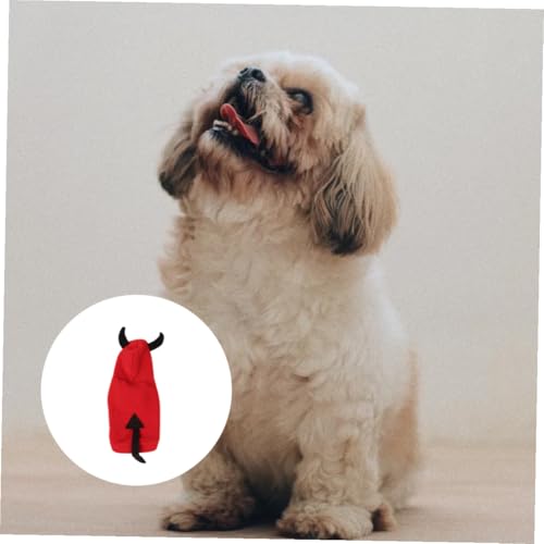 Disfraz devil para perro tamaño S miniatura 3