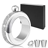 💕Wunderbares und kreatives Geschenk: Unser zartes Armband-Flachmann-Set mit einer schicken Box ist ein tolles Geschenk für Ihre Freunde, die gerne trinken und tanzen. Es ist eine absolute Überraschung für Partys, bei denen Sie Ihre eigenen Getränke nicht mitbringen können.
