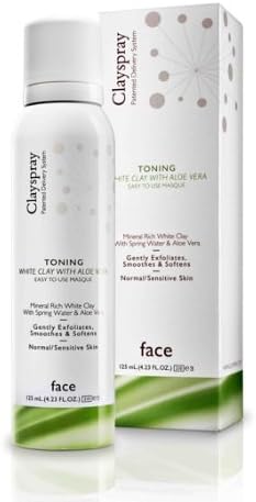 Clayspray Toning White Clay with Aloe-Vera Masque, 4.3 fl. oz.