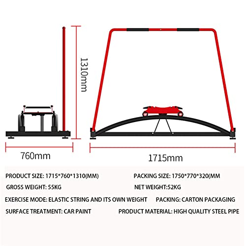 Image of Ski Trainer Machine, Elliptical Cross Trainer, Cardio Exercise Equipment, Accurate Simulation of Skiing, Indoor Exercise Machine, for Hockey, Ice Skating, Tennis, Skiing (Yellow )