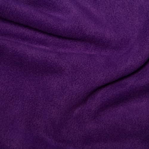 SHAH TEXTILES UK Plain Antipill Fleece Fabric 100% Polyester Composed Soft Plush Suitable for Making Baby Items Apparel & Blankets | Royal Blue | Width - 150cm | Sold by Half Meter
