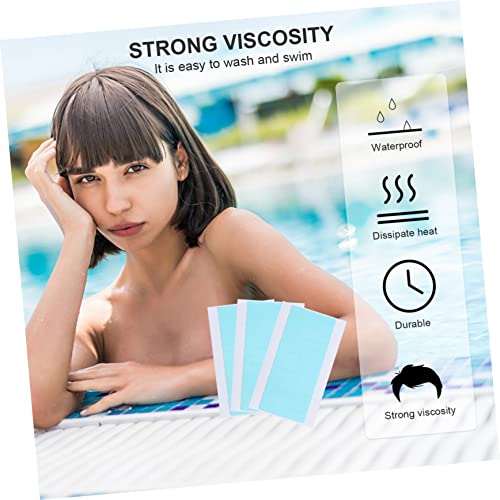 FRCOLOR 60 Peças/5 Folhas Fita De Filme De Extensão De Cabelo Sem Costura Em Extensão De Cabelo Fita