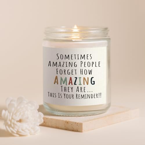 Craftique 여성용 선물, 여성용 생일 선물 - You're Amazing Candle — 사진 5