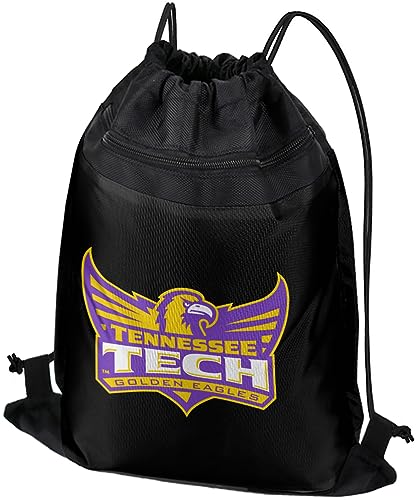 Tennessee Technological University Primary Logo Drawstring Backpack Sports
