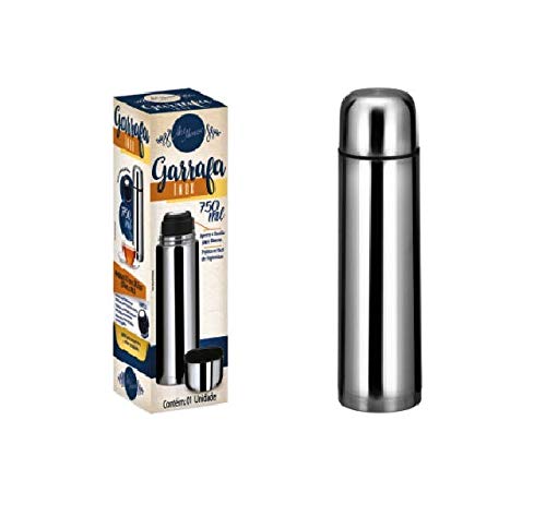 Garrafa Térmica Inox 750ml Inquebrável Café Água Chimarrão