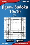 Jigsaw Sudoku 10x10 - Easy - Volume 9 - 276 Puzzles