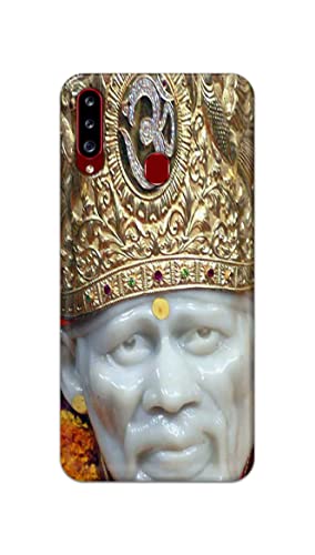 Image of PRINTFIDAA Sai Baba Lord Shiridi Great God Hinduism Hindu Religious Printed Designer Hard Case for Samsung Galaxy A20s, SM-A207F / DS, SM-A207M / DS, SM-A2070 Back Cover -(e) RPM1005