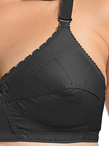 Image of SONARI Womens Full Coverage Regular Bra | Cotton Poplin Material, Two Section Conical Cup for Balance Shaping, Hook & Eye Closure, Adjustable Straps and U Back Design for Custom Fit - Ice