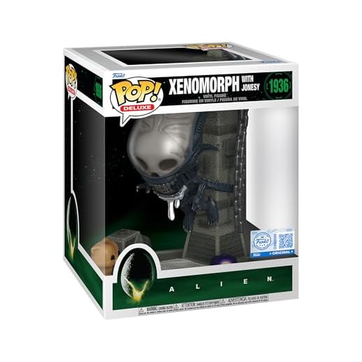 Funko Pop! Deluxe: Alien - Xenomorph with Jonesy - Figura de Vinilo Coleccionable - Idea de Regalo - Mercancia Oficial - Juguetes para Niños y Adultos - Horror Fans
