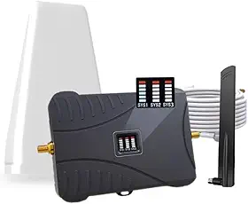 Amplificador de celular para casa e vários cômodos, até 7.000 pés quadrados, amplificador de sinal de celular para banda 5/12/13/17, Boost 5G 4G para todas as operadoras dos EUA aprovado pela FCC