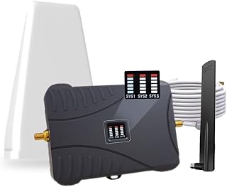 Cell Phone Booster for Home & Multi-Room,Up to 7,000 sq ft,Cell Phone Signal Booster for Band 5/12/13/17,Boost 5G 4G Data for All U.S. Carriers FCC Approved Cell Signal Booster
