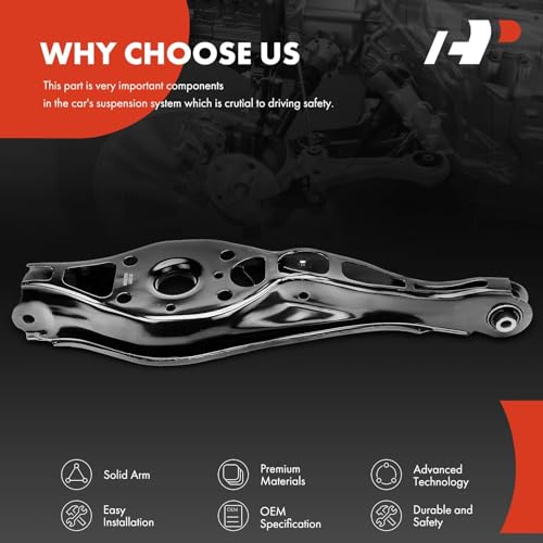 A-Premium Rear Right Lower Rearward Control Arm with Bushing, Compatible with Honda Civic 2016-2021 by A-premium - Image 4