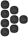 (Pack of 8) BELUGA Cable Clips, Cord Keeper, Cord Management System with 3M Adhesive, Desktop Cable Organizer & Computer, Electrical, Charging or Mouse Cord Holder (Black)
