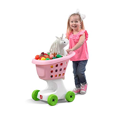 Step2 Little Helper's Shopping Cart | Pink Toy Shopping Cart For Toddlers #TOP4