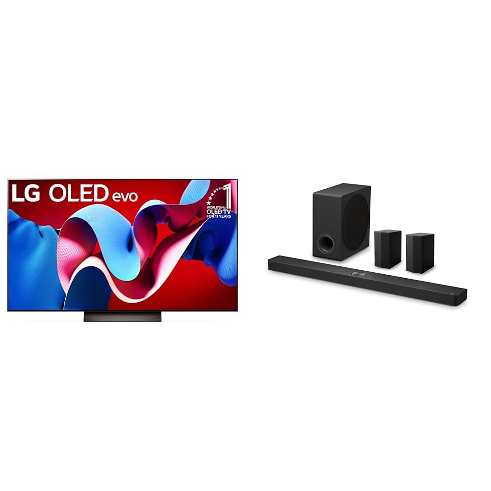 LG 42-Inch C4 OLED evo 4K Smart TV - α9 AI Processor 4K, Alexa Built-in, 144Hz Refresh Rate, HDMI 2.1, G-Sync, FreeSync, VRR, WebOS 24, Dolby Vision, Dolby Atmos (OLED42C4PUA, 2024) — view 24