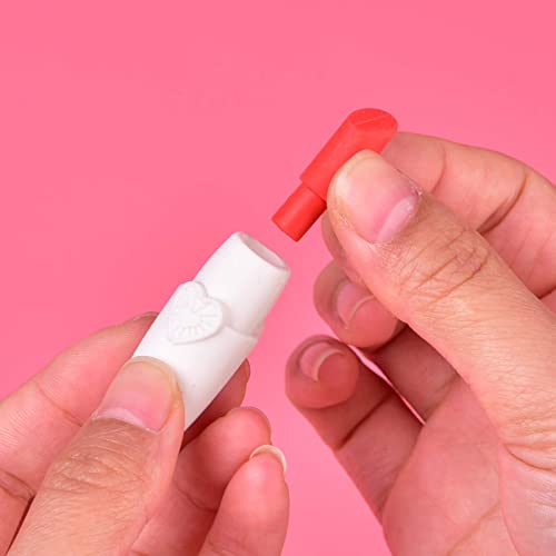 Fun Little Toys 72 Pcs Erasers For Kids Mini Fun Food Animal Pencil Erasers Valentines Day Gifts For Kids Desk Pet Accessories For Kids Classroom Prizes Novelty Toys Treasure Box Pinata Stuffers #TOP2