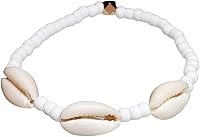 Vista 7 de Sea Shell Santeria Ilde Stretch Unisex Beaded Ifa Bracelet