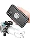 Produktbild Cozycase Handyhalterung Fahrrad mit iPhone 11 wasserdichte Hülle, stabile Motorrad Halterung aus Metall, nur kompatibel mit (iPhone 11 (6,1")