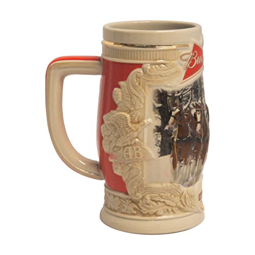 Boelter Brands Budweiser 2014 Holiday Ceramic Stein, 31-Ounce, White #TOP1