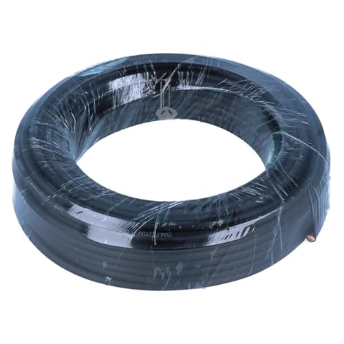 Extensión de cable fotovoltaico, Cable de extensión solar fotovoltaico de 30m/100m, 6mm², negro, 10AWG, IP68, sin conector(30m Black)