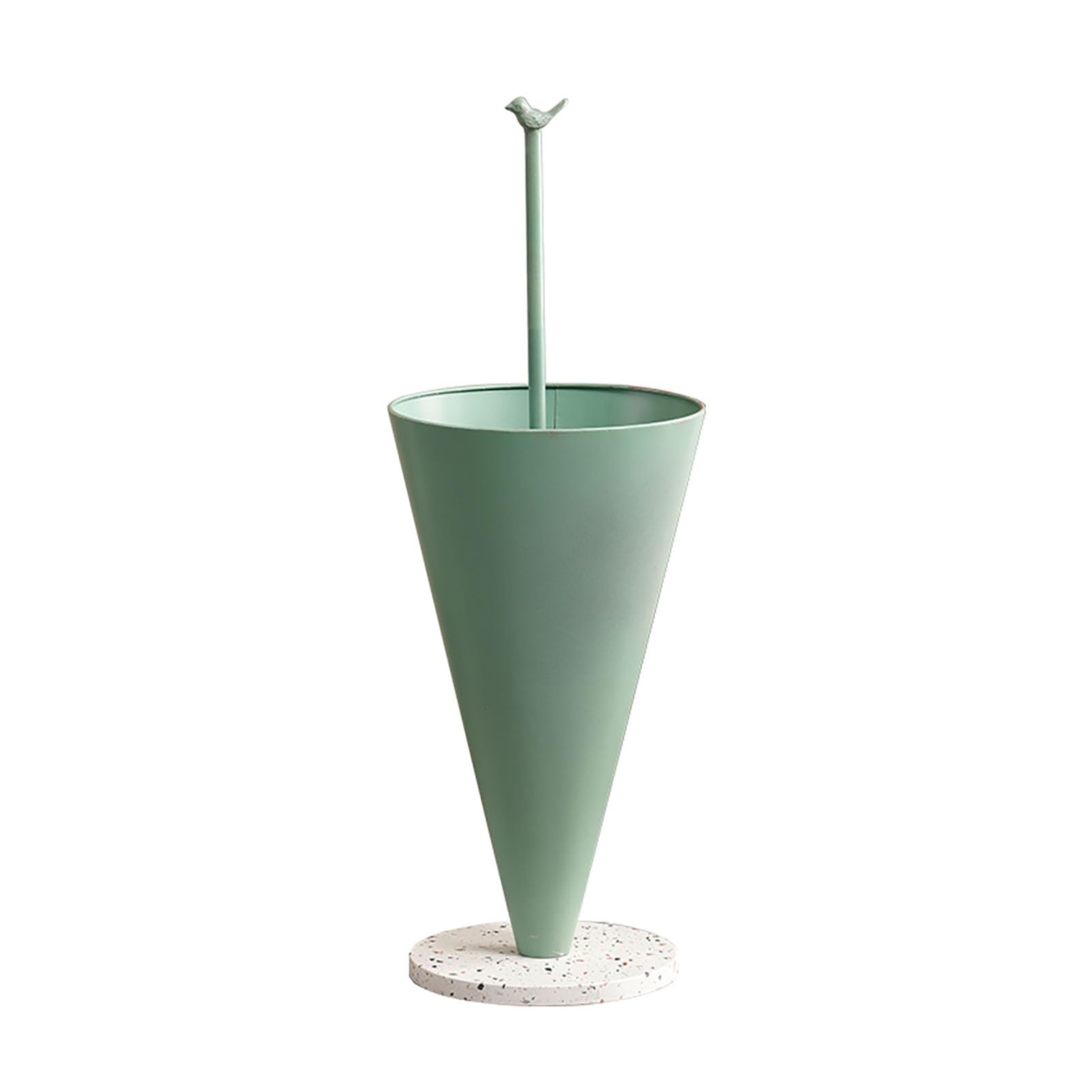 Porte-parapluie moderne métal vert décoration couloir terrasse chic
