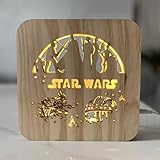 Night Light Warm White LED Bedside Table Lamp for Home Room Party Decoration Nights Christmas Starwa