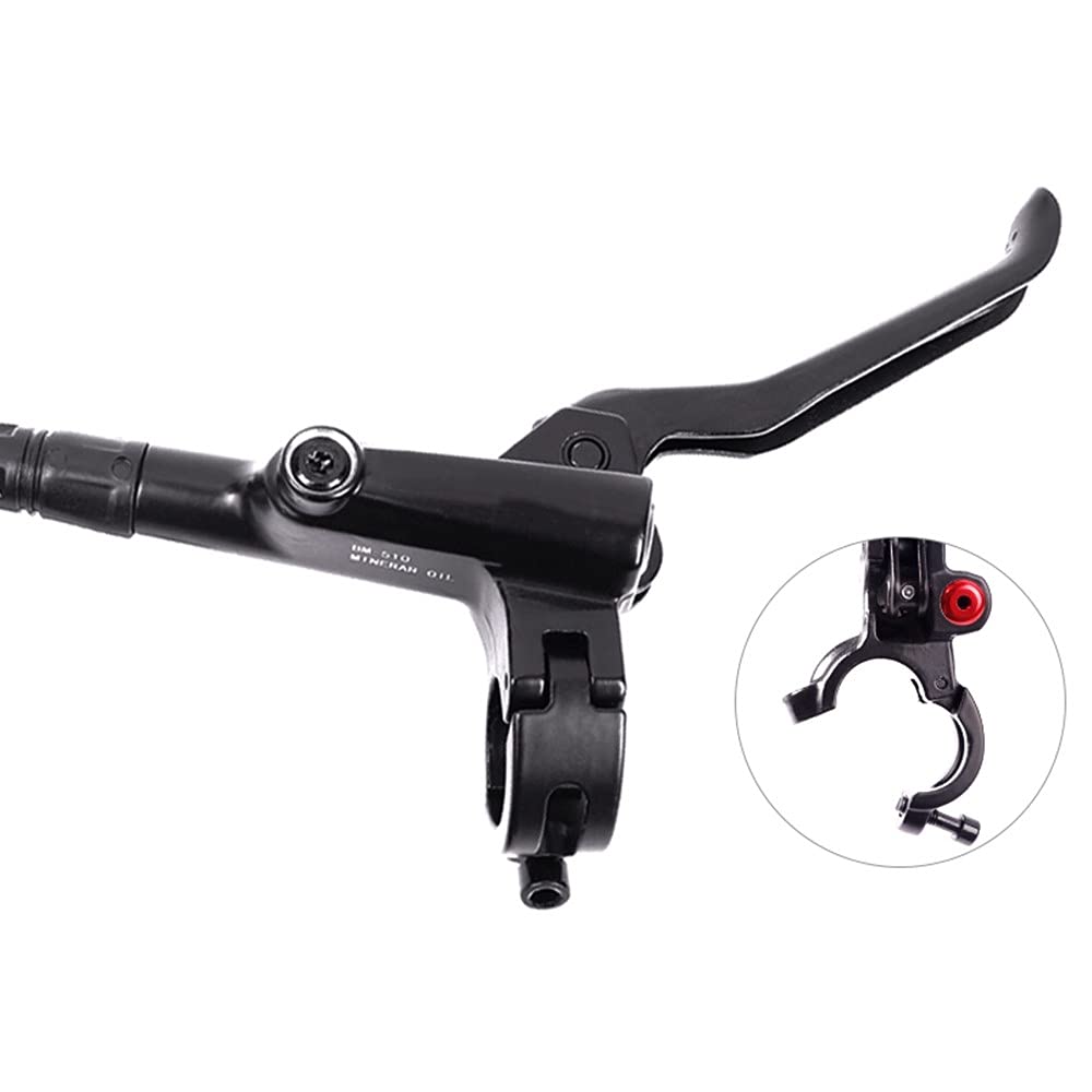 DEWIN Hydraulische Scheibenbremsen Für Mountainbikes – 4 Kolben, Vorne & Hinten – In Violett, Für MTB & Trekking