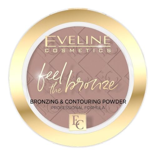 Image of Eveline Cosmetics Feel The Bronze Contouring and Bronzing Powder - Shade 01 Milky Way, Velvet Matte Texture with Long-Lasting Sun-Kissed Glow