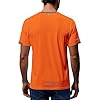 BERCIELY Men Short Sleeve Youth Classic Leisure T-Shirt Regular Fit Fashion Tops Lightweight Comfortable Breathable Sportshirt D-Orange M #1