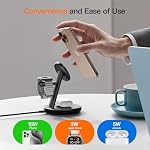 3 in 1 Magnetic Wireless Charger Stand for iPhone Apple Watch AirPods - Image 6