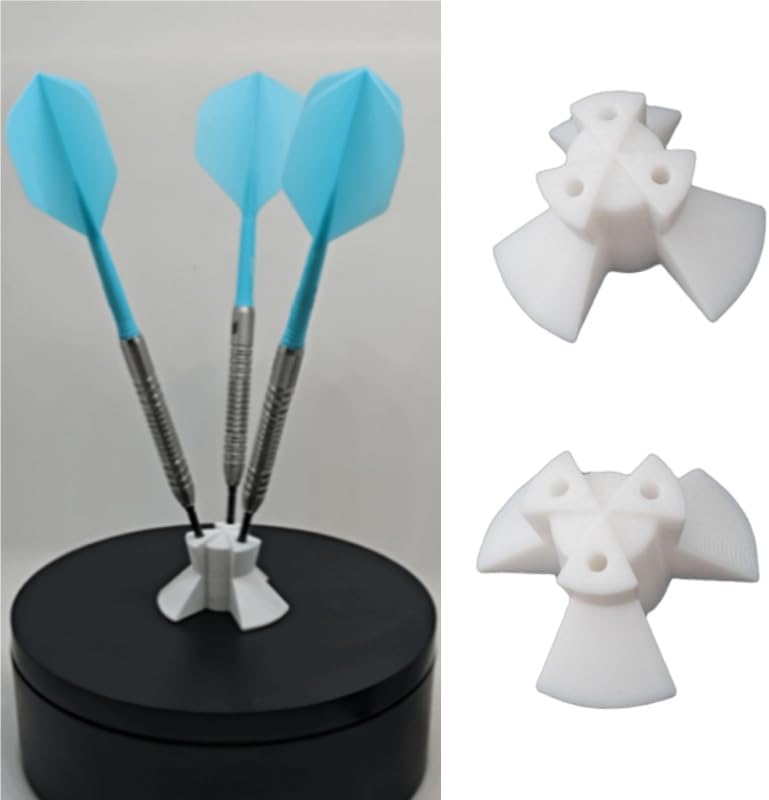 3Pcs Minimalist Dart Rack 3D Printed Simple Darts Storage Rack Fixed Position For Home Game Room Bar Office Desk — view 4
