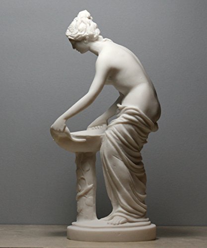 Hestia Vesta Goddess Of Home Family Architecture Alabaster Statue Sculpture 9 Inches #TOP6