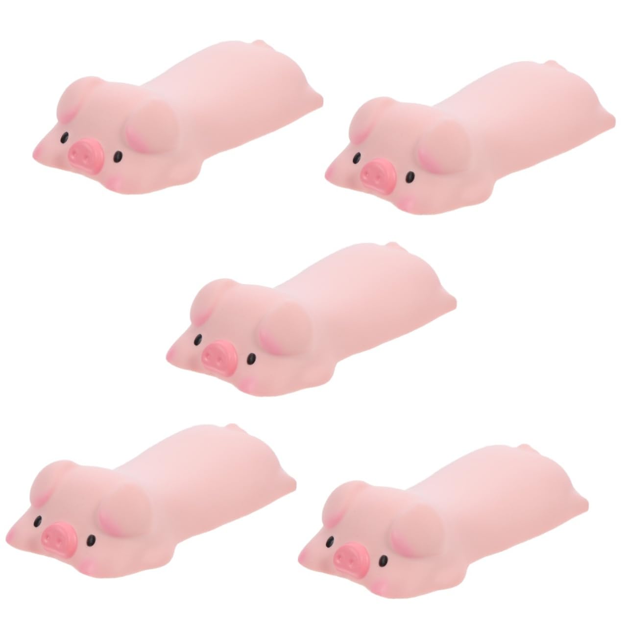 ARTIBETTER 5 Pezzi Tappetino Da Polso Per Mouse A Forma Di Cartone Animato Supporto Per Il Polso Poggiapolsi Simpatico Maialino Cuscinetti Ergonomici Nero Tappetino Per Mouse Da